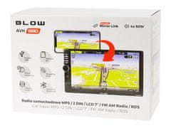 Blow AVH 9810 - Autorádio 2 DIN | Dotykové, Bluetooth, 7", FM, AM, RDS