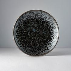 MIJ Mělký talíř Black Pearl 25 cm