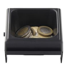 Rottner Cash plastový mincovník černý | | 8.5 x 4.5 x 9.5 cm