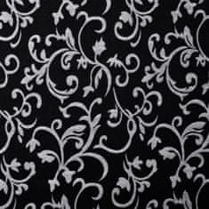 Greatstore Lenoška černobílá textil