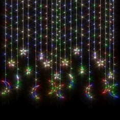 shumee Pohádková světla Hvězda měsíc dálkové ovládání 345 LED barevná