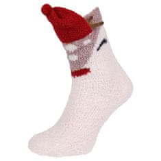 sarcia.eu 2x vánoční, červenobílé, teplé ponožky
