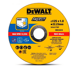 DeWalt Řezný kotouč 125x1x22,23mm, Dewalt