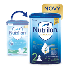 Nutrilon 2 Advanced pokračovací kojenecké mléko 6x 800g, 6+