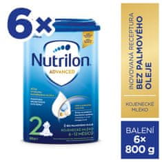 Nutrilon 2 Advanced pokračovací kojenecké mléko 6x 800g, 6+