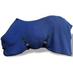 Greatstore Fleecová deka s obřišníkem 105 cm modrá
