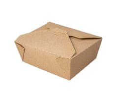 ECO krabičky Bio papírový menu box na jídlo hnědý 1300 ml, 200ks
