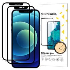 WOZINSKY 2x Wozinsky ochranné tvrzené sklo pro Apple iPhone 12 Pro Max - Černá KP9901