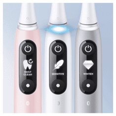 Oral-B magnetické zubní kartáčky iO Series 6 Duo White / Pink Sand