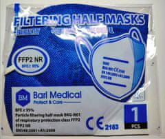 Bari Medical tmavě modrý respirátor FFP2 (vyrobeno v EU) 20 ks
