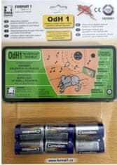 Format1 OdH1/s + baterie, Slyšitelný odháněč na myši, plašič kun pro dům a chatu, 100 m2