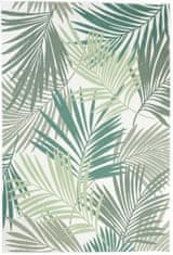 Chemex Koberec Terasa Jungle Moderní 19433/062 Bílá/zelená 140x200 cm