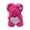 Medvídek z růží - 25cm, růžová