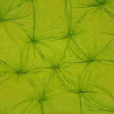 AXIN Polstr deluxe na křeslo papasan 100 cm - látka světle zelený melír