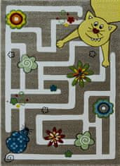 Berfin Dywany Dětský kusový koberec Smart Kids 22303 Beige 120x180