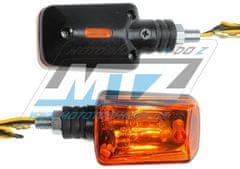MTZ Blinkry Mini hranaté - černé s oranžovým krycím sklem 84-MIR7007