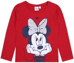 Disney 2x dívčí halenka s dlouhým rukávem Minnie Mouse, 128