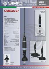 Omega 27 CB magnetická anténa 85cm
