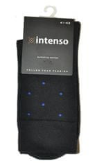 Intenso Pánské vzorované ponožky Intenso Superfine 1955 grafit 44-46