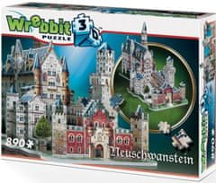 Wrebbit 3D puzzle Zámek Neuschwanstein 890 dílků
