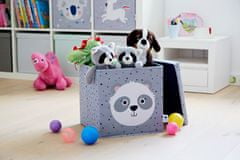 Love It Store It Úložný box na hračky s krytem Happy Kids - Panda
