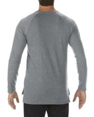 Anvil Tričko prodloužené s dlouhými rukávy, stříbrná, XL