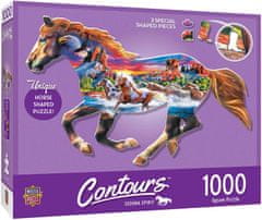 MasterPieces Puzzle Běžící kůň - KONTURA PUZZLE