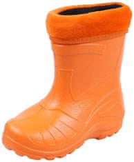 Kolmax Oranžové zateplené dětské holínky KOLMAX, 24