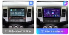 Junsun 2GB RAM Rockford autorádio do Mitsubishi Outlander xl 2 2005-2011,CITROEN C-CROSSER 2007-2013, PEUGEOT 4007 2007 - 2012, GPS navigace, rádio do C-Crosser, autorádio Peugeot 4007 s GPS