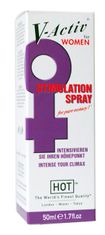 Hot HOT V-Activ Stimulation spray 50ml afrodiziakum pro ženy