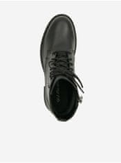 U.S. Polo Assn. Černé dámské kotníkové kožené boty U.S. Polo Assn. Beggy 36