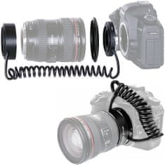 Meike MK-C-UP/Voking VK-C-ET3 automatický reverzní adaptér/mezikroužek 35 mm pro Canon EOS