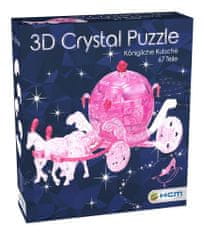 HCM Kinzel 3D Crystal puzzle Královský kočár 67 dílků