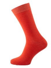 Zapana Pánské jednobarevné ponožky Flame oranžové vel. 45-47