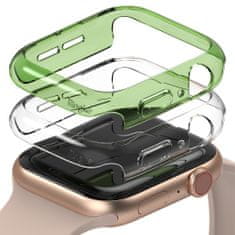 RINGKE Slim Watch Case 2x set ochranné pouzdro pro Apple Watch 4 40mm/Watch 5 40mm/Watch 6 40mm/Watch SE - Zelená KP14171