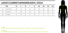 BRANDIT Dámská větrovka Summer Windbreaker frontzip Černá Velikost: XS