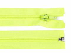 Kraftika 1 ks žlutý reflexní nylonový zipper (koule) 5 mm open-end