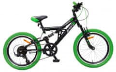 Amigo Fun Ride Junior 20palcové kolo, černo zelené