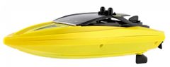 Teddies Motorový člun/loď do vody RC plast 22cm žlutý