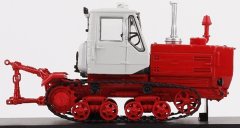 Start Scale Models Caterpillar T-150, traktor, bílo-červený, 1/43, SLEVA 33%