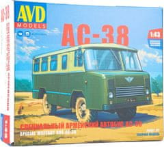 AVD Models AS-38 vojenský autobus, Model kit 4020, 1/43