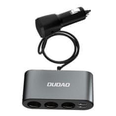 DUDAO R1Pro autonabíječka 2x USB / 3x Splitter, černá