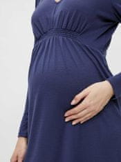 Mama.licious Modré těhotenské šaty Mama.licious Analia M