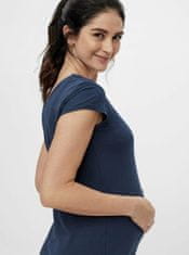 Mama.licious Modré těhotenské pouzdrové šaty Mama.licious Elnora M