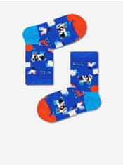 Happy Socks Sada modrých vzorovaných ponožek Happy Socks 27-30