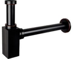 Mexen Umyvadlový sifon hranatý, stará černá (79960-79)