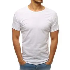 Dstreet Pánské tričko ELEGANT bílé rx2571 M