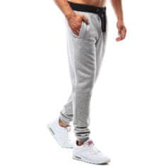 Dstreet Pánské kalhoty tepláky šedé ux2214 XL