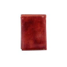Buffalo Hnědá kožená peněženka s reliéfem CE-PR-N890-VTU.78_281621 Univerzální