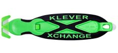 Safety Product Bezpečnostní antimikrobiální nůž s krytou čepelí, KLEVER KLEEN XChange Double